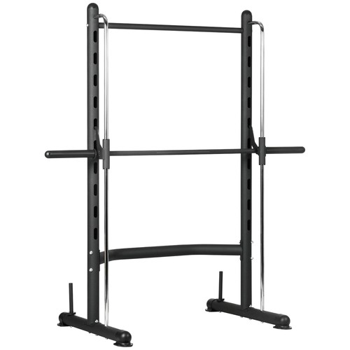 Adjustable squat rack with - adjustable,