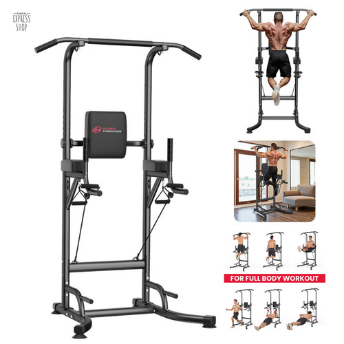 Power tower pull bar dip - pull,