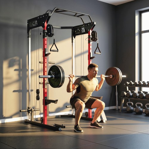 Power cage rack with - power,
